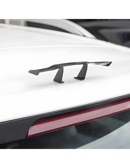 3 Alerones Mini de Coche BLAU GRUN 17 cm Fibra de Carbono