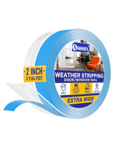 Sellador de Puerta AMORIX 2in x 2.99m Silicona Transparente