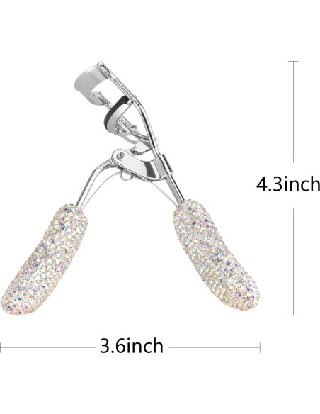 Rizador de Pestañas KEYPOWER Acero Inoxidable Color AB