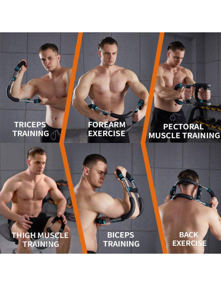 Ejercitador de Brazos HOTWAVE U023 Ajustable con Resorte 22-36 kg