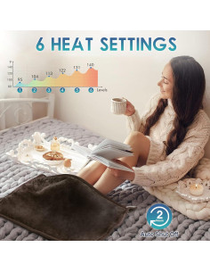Calentador de Pies DAILYLIFE Almohadilla Térmica 50.8x61cm 6 Modos 2