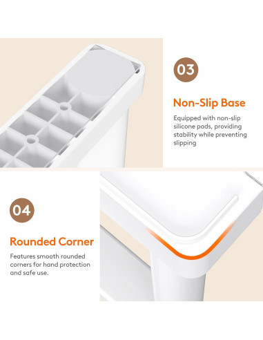 Organizador de Estante Expandible Lifewit, 2 Piezas, Blanco