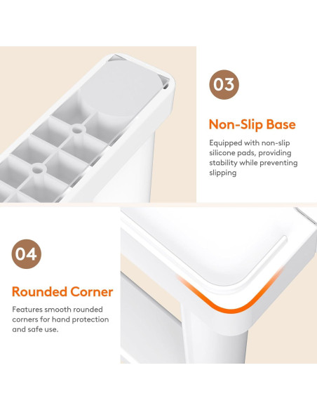 Organizador de Estante Expandible Lifewit, 2 Piezas, Blanco Organizador de Estante Expandible Lifewit, 2 Piezas, Blanco