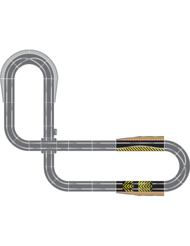 Extensión de Pista Scalextric C8511 - Salto y Rectas