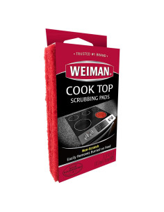 Almohadillas de Limpieza Weiman para Cocinas de Vidrio - 3 Piezas