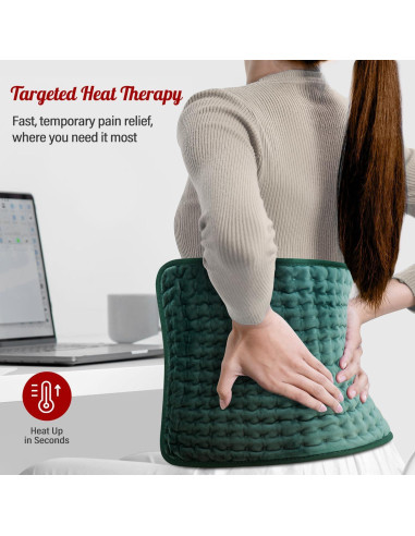 Almohadilla Calefactora LUWANDA 30x60 cm para Alivio del Dolor
