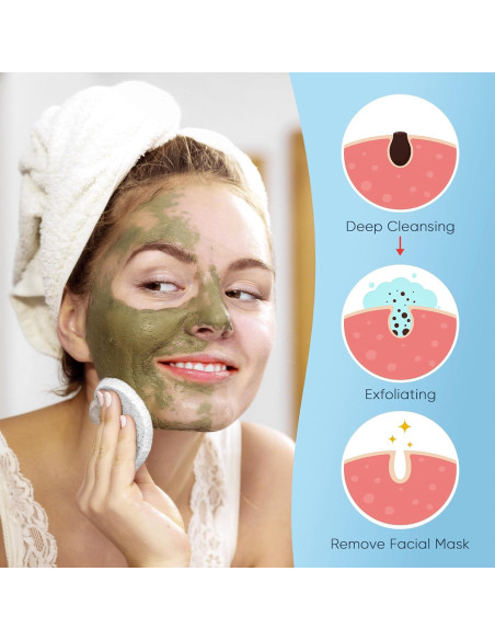 Esponjas Faciales Comprimidas Gainwell - 50 Piezas Corazón