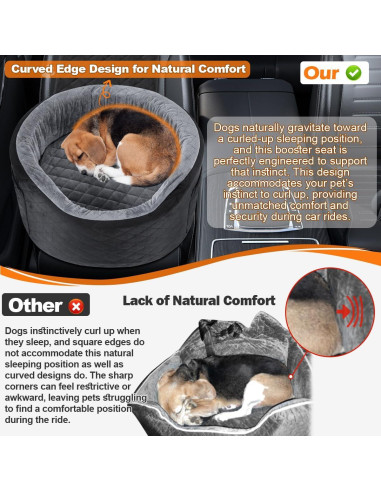 Asiento Elevador para Perros SIVEIS Negro Mediano 52x47x47cm