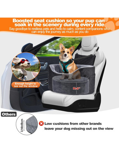 Asiento Elevador para Perros SIVEIS Negro Mediano 52x47x47cm