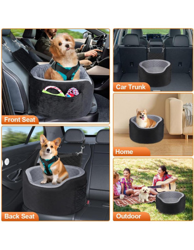 Asiento Elevador para Perros SIVEIS Negro Mediano 52x47x47cm