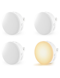 Luz Nocturna LED Regulable JUNLIT, 4 Niveles de Brillo, 3 CCT