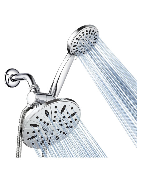 Ducha de Lluvia AquaDance 7" Cromada 6 Configuraciones