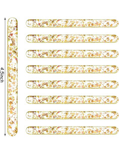 Palitos de Acrílico Reutilizables Geiserailie 40 Piezas 11.43 cm Oro 2