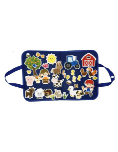 Figuras de Fieltro de Animales de Granja 37 Piezas