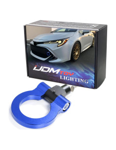 Anilla de Remolque Azul iJDMTOY para Toyota C-HR y Corolla