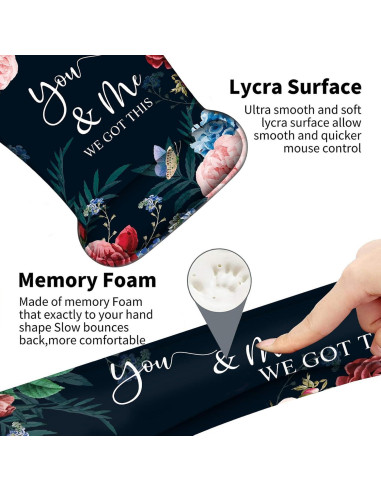 Juego de Alfombrillas Ergonómicas FOKBVNFLL con Reposamuñecas