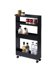 Carrito de Almacenamiento Rodante Yamazaki 4 Niveles 80.5 cm