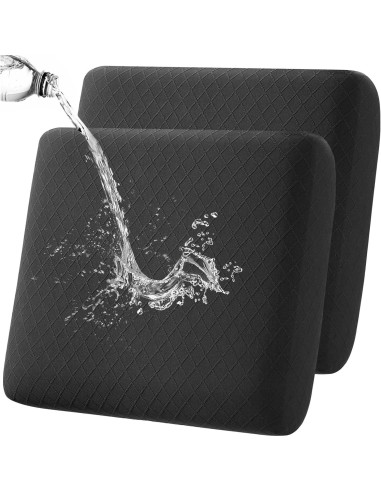 Fundas de Cojines de Sofá YISUN 2 Piezas Impermeables 61cm