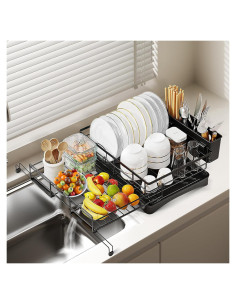 Escurridor de Platos Extensible Oroonoko de Acero Inoxidable