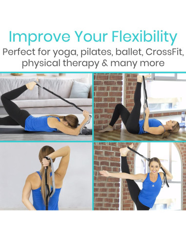 Banda de Estiramiento Vive 190.5 cm para Flexibilidad y Yoga