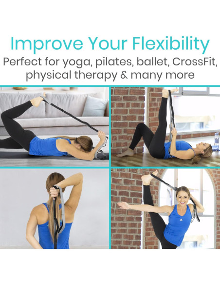 Banda de Estiramiento Vive 190.5 cm para Flexibilidad y Yoga