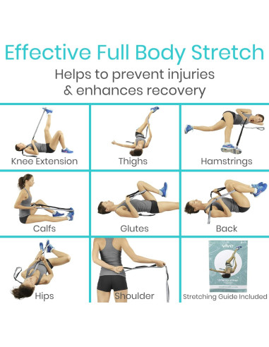 Banda de Estiramiento Vive 190.5 cm para Flexibilidad y Yoga