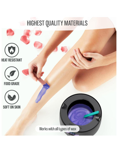 Forro de silicona para calentador de cera Tress Wellness - Negro