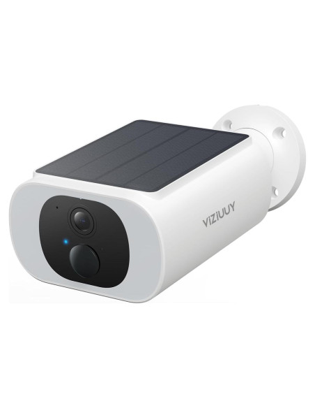 Cámara Solar Inalámbrica VIZIUUY 2K con Visión Nocturna