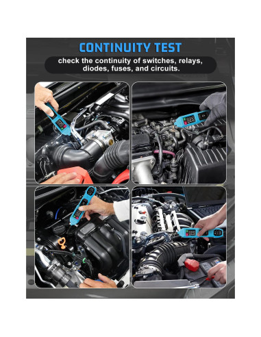 Probador de Circuito Automotriz Multifuncional Invtux 3.5-36V