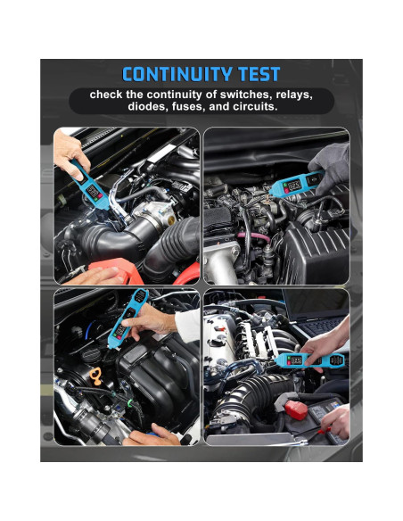 Probador de Circuito Automotriz Multifuncional Invtux 3.5-36V