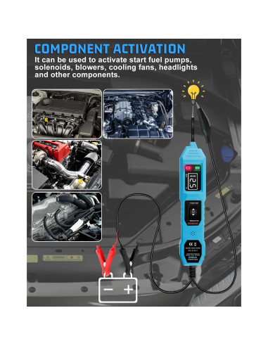 Probador de Circuito Automotriz Multifuncional Invtux 3.5-36V