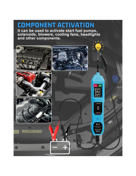Probador de Circuito Automotriz Multifuncional Invtux 3.5-36V