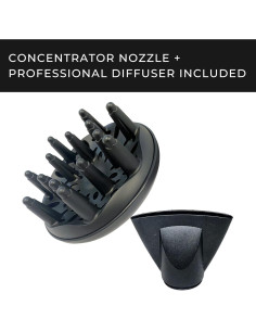 Secador de Cabello RUSK Pro Speed Titanium 2200W Iónico 2