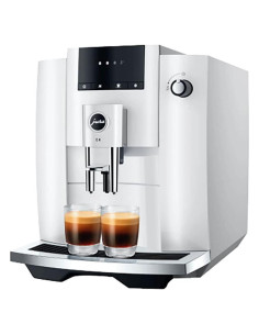 Máquina de Café Automática Jura E4 Piano Blanco 1.89L
