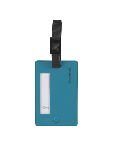 Juego de 2 Etiquetas de Equipaje Travelon Aqua - Privacidad