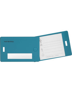 Juego de 2 Etiquetas de Equipaje Travelon Aqua - Privacidad 2