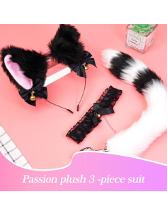 Conjunto de Disfraz para Mujeres Hecho a Mano - Orejas y Cola 2