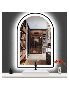 Espejo LED de Baño Arco THEKLA 61 x 40.6 cm con Luz Regulable