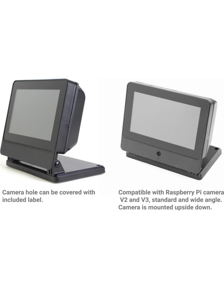 Carcasa SmartiPi Touch Pro 3 para Raspberry Pi - Negro