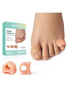 Separador de Dedos Welnove Pequeño Beige - Paquete de 12