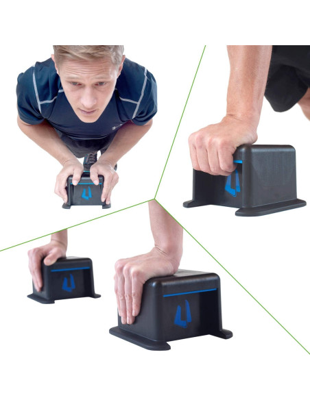 Accesorios para Flexiones Ultimate Body Press - Bloques y Ruedas Ab