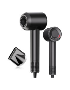 Secador de Pelo Iónico Meditoross 1500W Negro - Secado Rápido