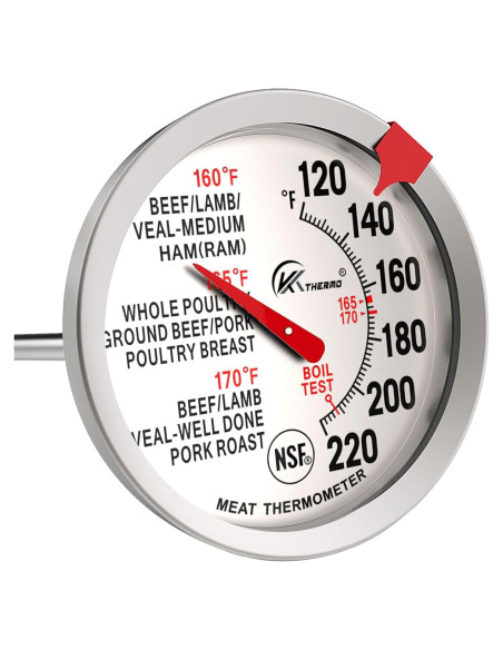 Termómetro de Carne KT THERMO - Lectura Instantánea 6.35 cm
