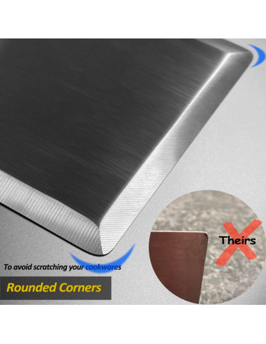 Juego de Espátulas de Acero Inoxidable Vovoly - 3 Tamaños