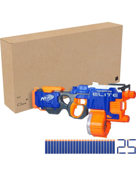 Nerf HyperFire Blaster Elite Motorizado 25 Dardos 1.83 kg