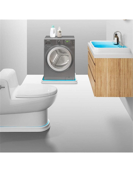 Dique de Ducha Colapsable Qtach 99cm Silicona Autoadhesivo