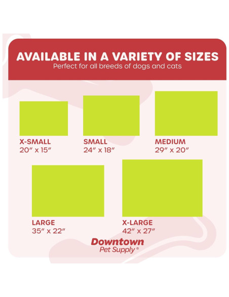 Almohadilla para jaula de perro Downtown Pet Supply 61x46cm Impermeable