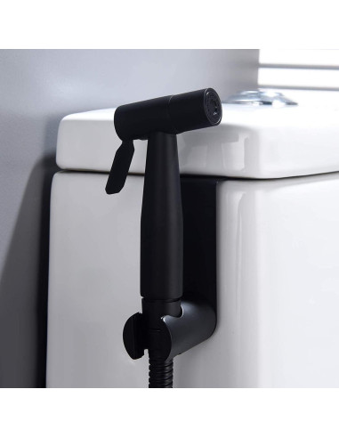 Cabezal de Rociador de Bidet LikeHome de Acero Inoxidable Negro Mate