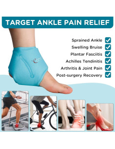 Faja de Hielo para Tobillo Comfytemp - Alivio Dolor y Hinchazón 2