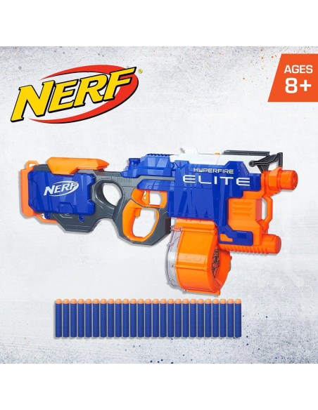 Nerf HyperFire Blaster Elite Motorizado 25 Dardos 1.83 kg